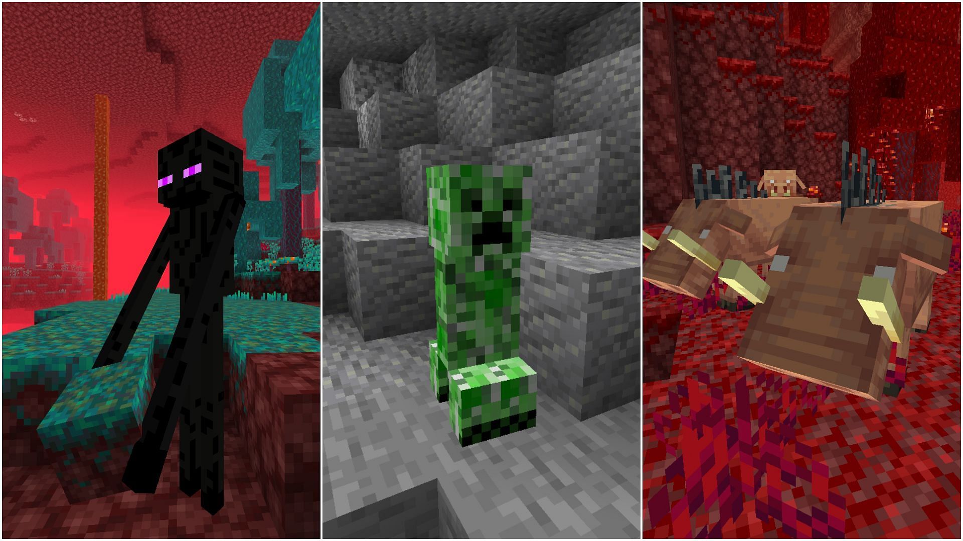 Some of the best hostile mobs to farm in Minecraft (Image via Sportskeeda)