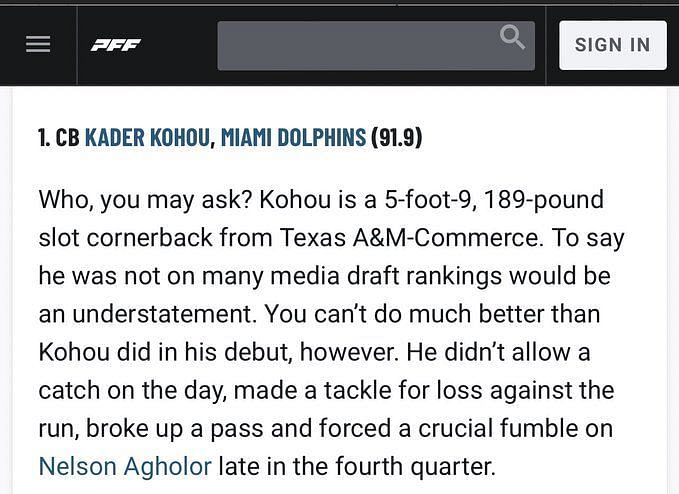 Kader Kohou has also been amazing #nfl #sports #fyp #foryou