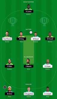 SLK vs JAM Dream11 Prediction Team, Match 9, Grand League