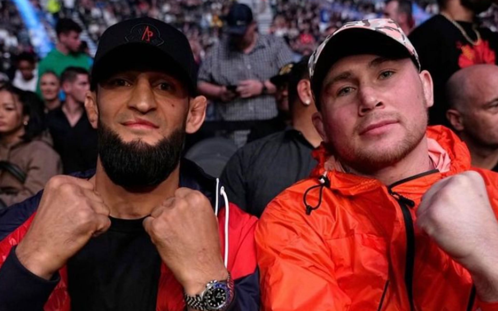 Khamzat Chimaev (left), Darren Till (right) [Images courtesy of @darrentill2.0 on Instagram]