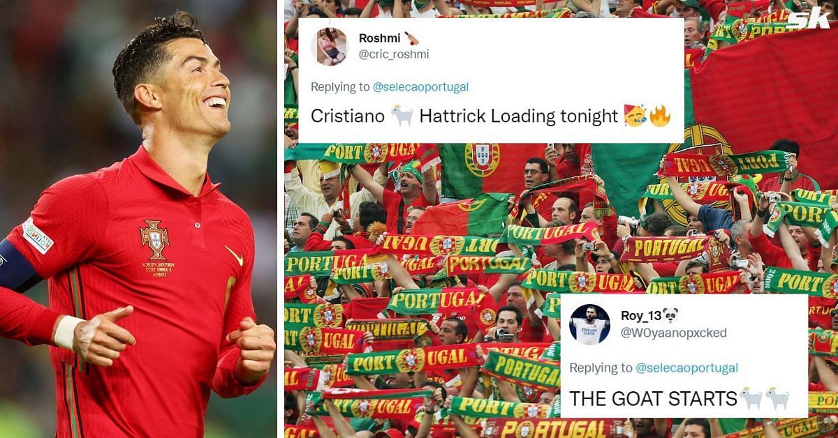 Portugal fans delighted to see the legendary forward start