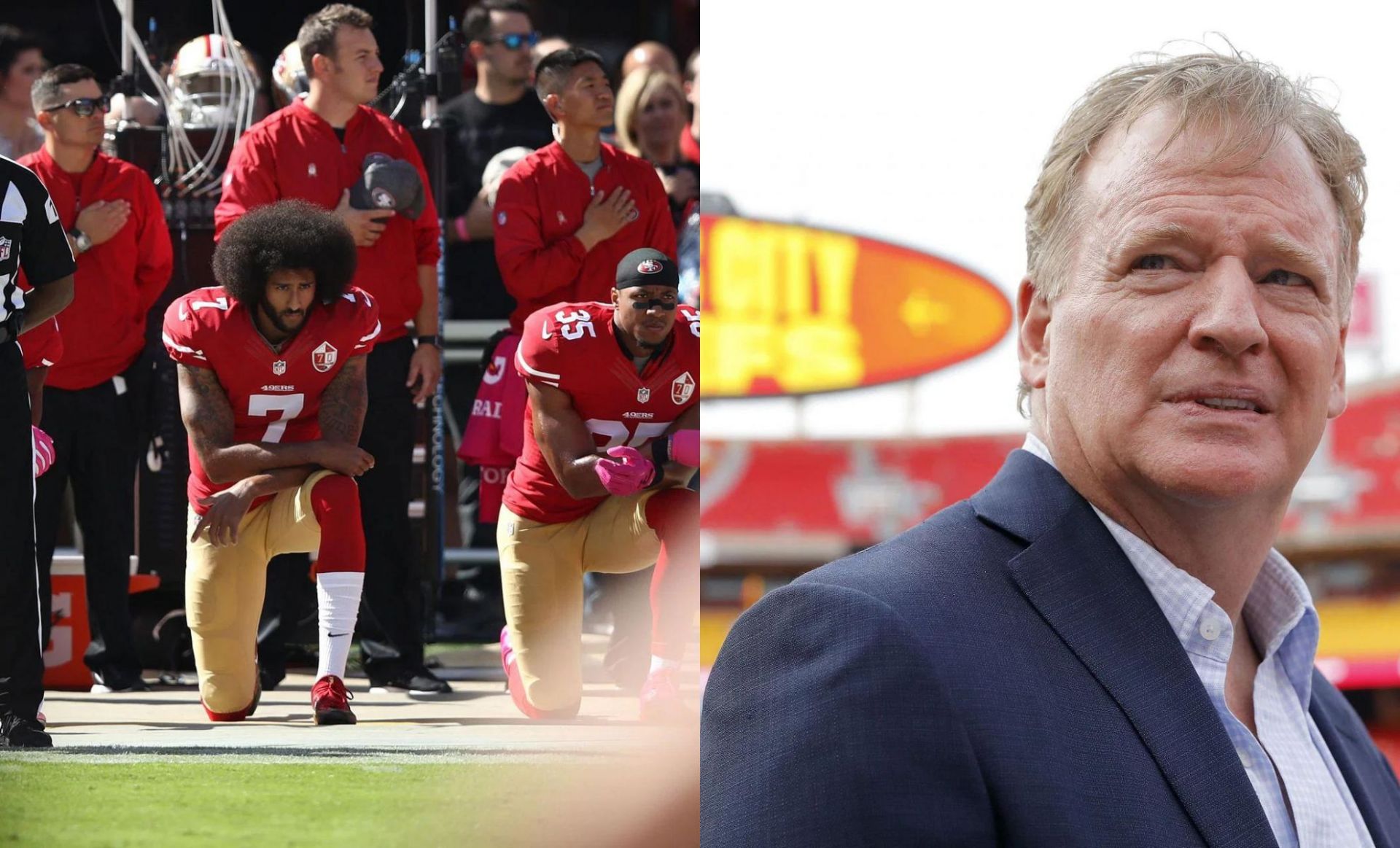 Roger Goodell Wants NFL to Stand for Anthem, Kneeling Odds Stand Tall