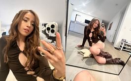 “Can you be mine” - Bnans, AriaSaki, and more react to Pokimane’s latest mirror selfies