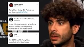 "Tony Khan's soul left his body" - Twitter erupts to AEW President's reactions to CM Punk's controversial comments following All Out