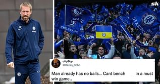 "He is on drugs" "Man already has no balls" - Chelsea fans rip into Graham Potter for starting 'finished' player for UCL clash against Salzburg