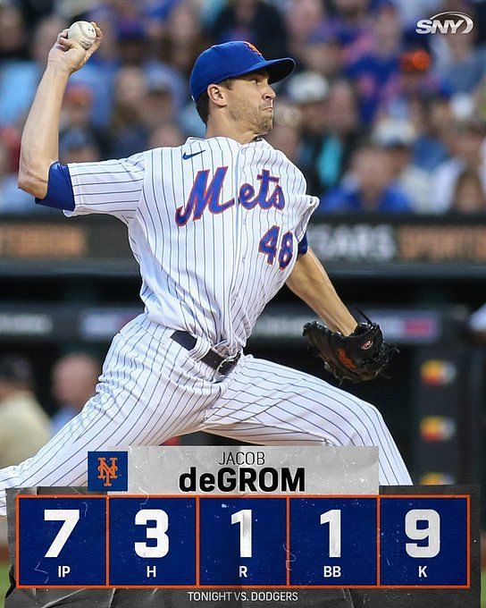 DeGrom follows Scherzer, Mets on verge of getting aced out