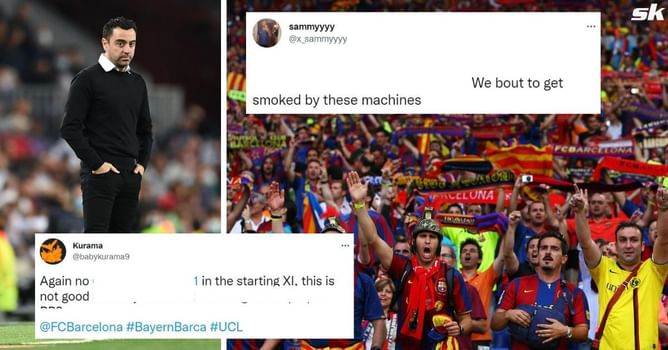 “We bout to get smoked”, “This is not good” – Barcelona fans concerned as Xavi drops 2 players to the bench for Bayern Munich game