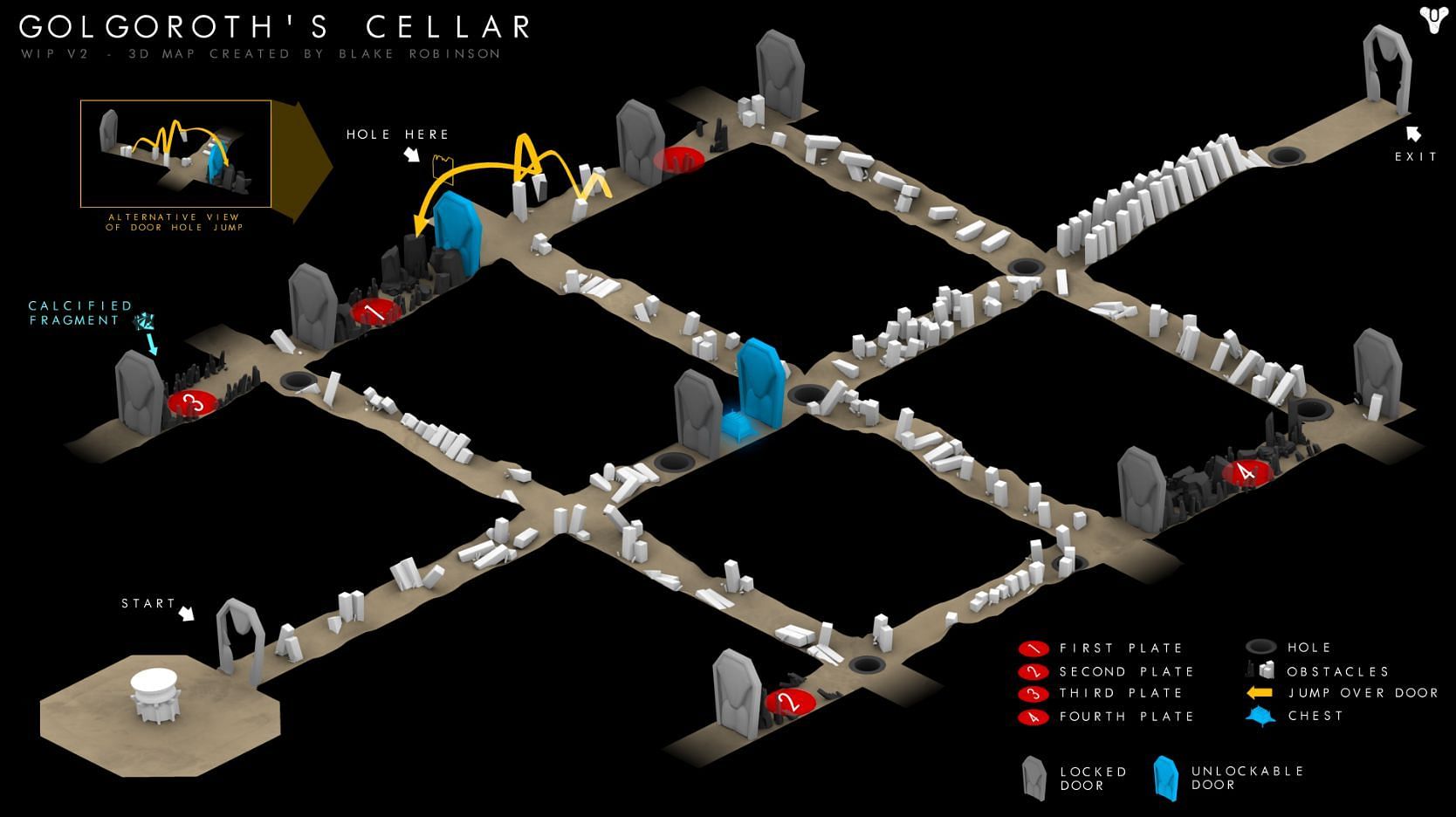 Destiny 2 Golgoroth&#039;s Maze (Image via Reddit)