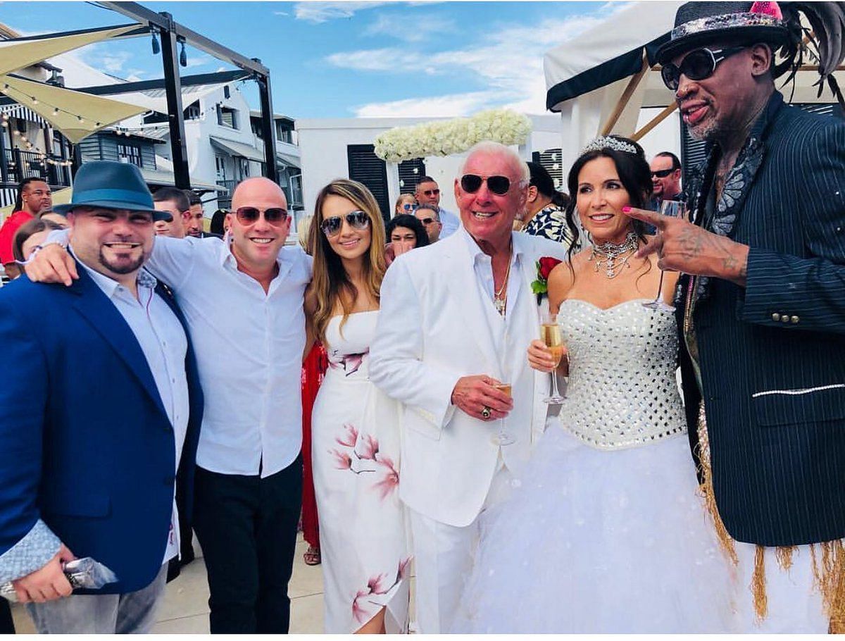 Dennis Rodman attended Ric Flair&#039;s wedding several years ago.