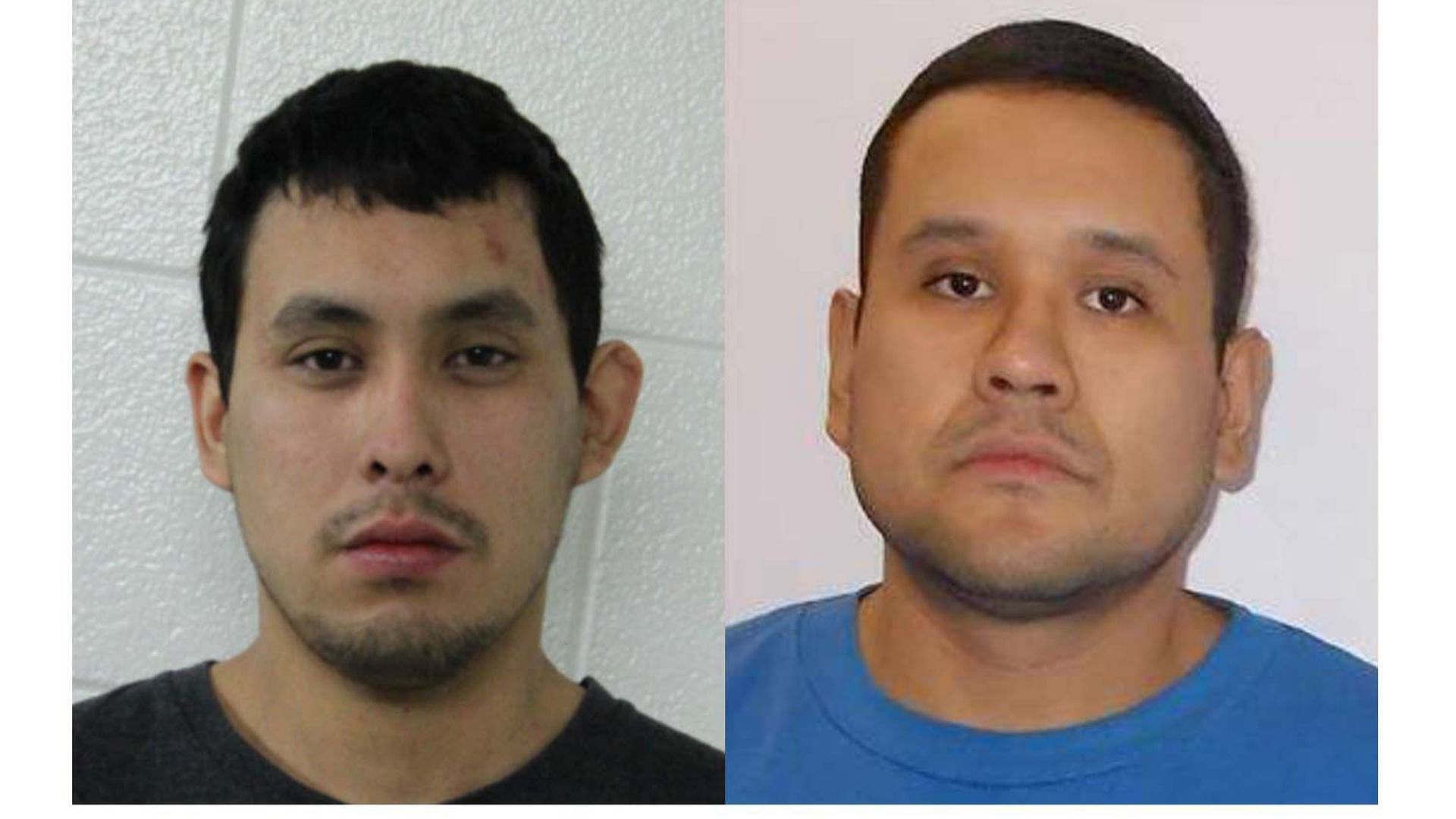 Two men are on the run from the police after Sunday
