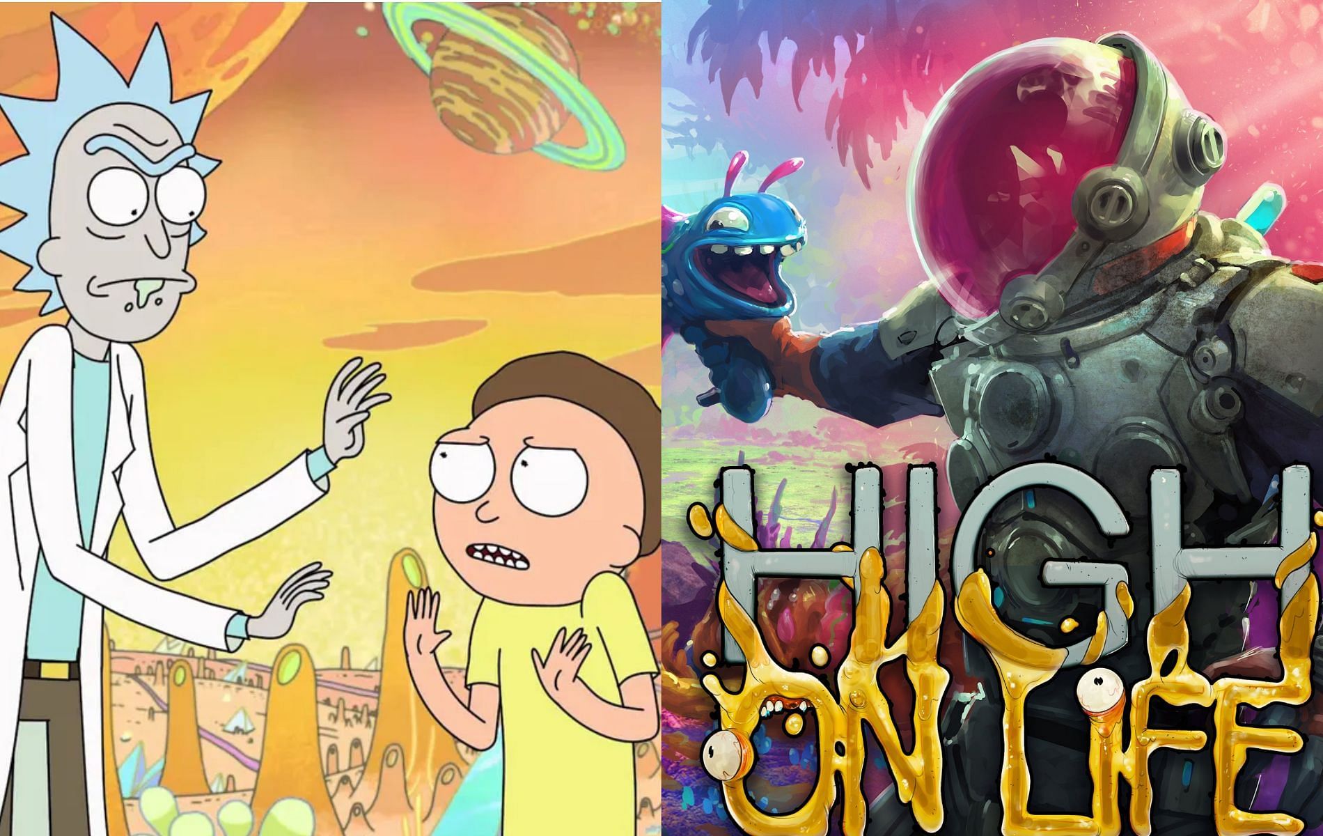 Rick and Morty, Adult Swim, psychedelic