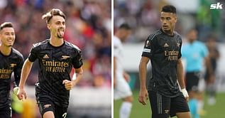 "No, don't say that" – Gabriel Martinelli dismisses claim from Arsenal teammate Fabio Vieira during live interview after Brentford win