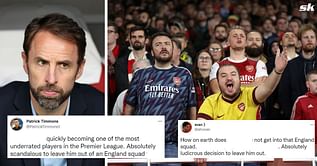 "Criminal that Maguire has been chosen over him", "Absolutely scandalous" - Arsenal fans accuse Gareth Southgate of 'favoritism' for leaving 24-year-old out of England squad