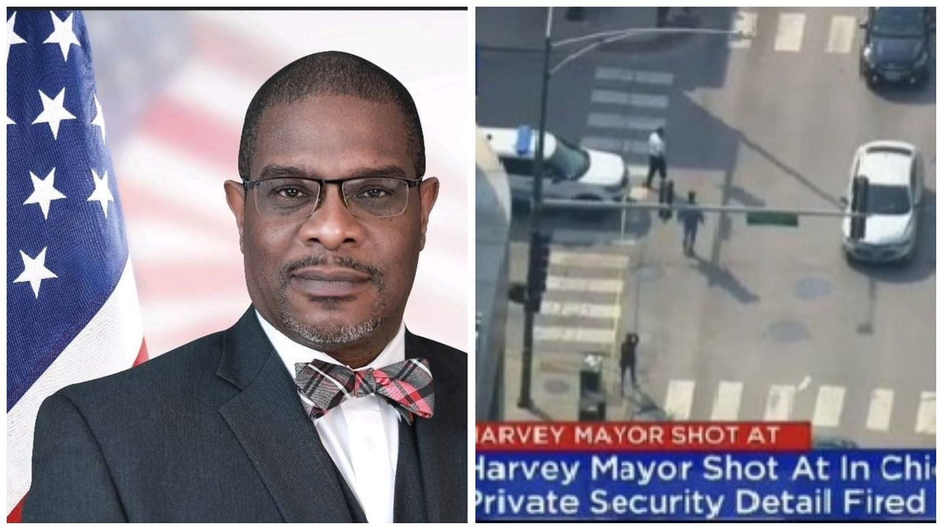 Harvey mayor&rsquo;s security guards shoots robbery suspect outside Chicago Apple Store (Image via Facebook/ChristopherClark/Twitter/JermontTerry)