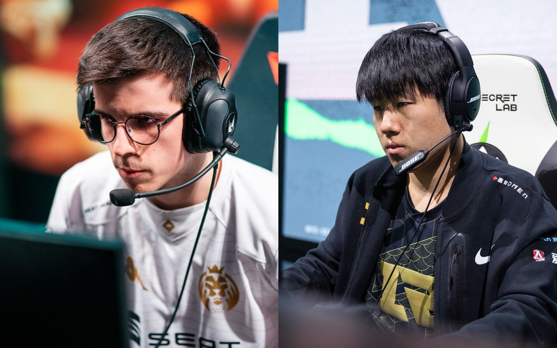 Gala and Elyoya will be the key players for their teams when the MAD Lions face RNG at Worlds 2022 (Image via Riot Games)