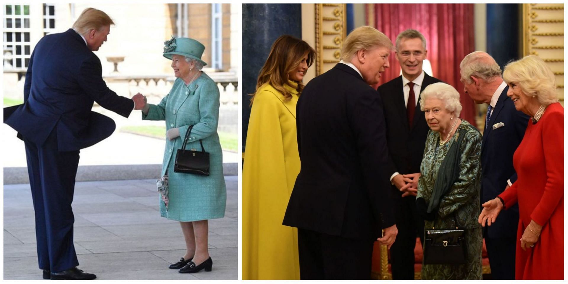 Did Queen Elizabeth honour former USA President Donald Trump with a title? Truth debunked. (Image via Getty Images)