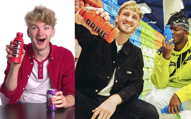 "I prefer Fanta" - TommyInnit tries KSI and Logan Paul's Prime for the first time while on LADbible's Snack Wars