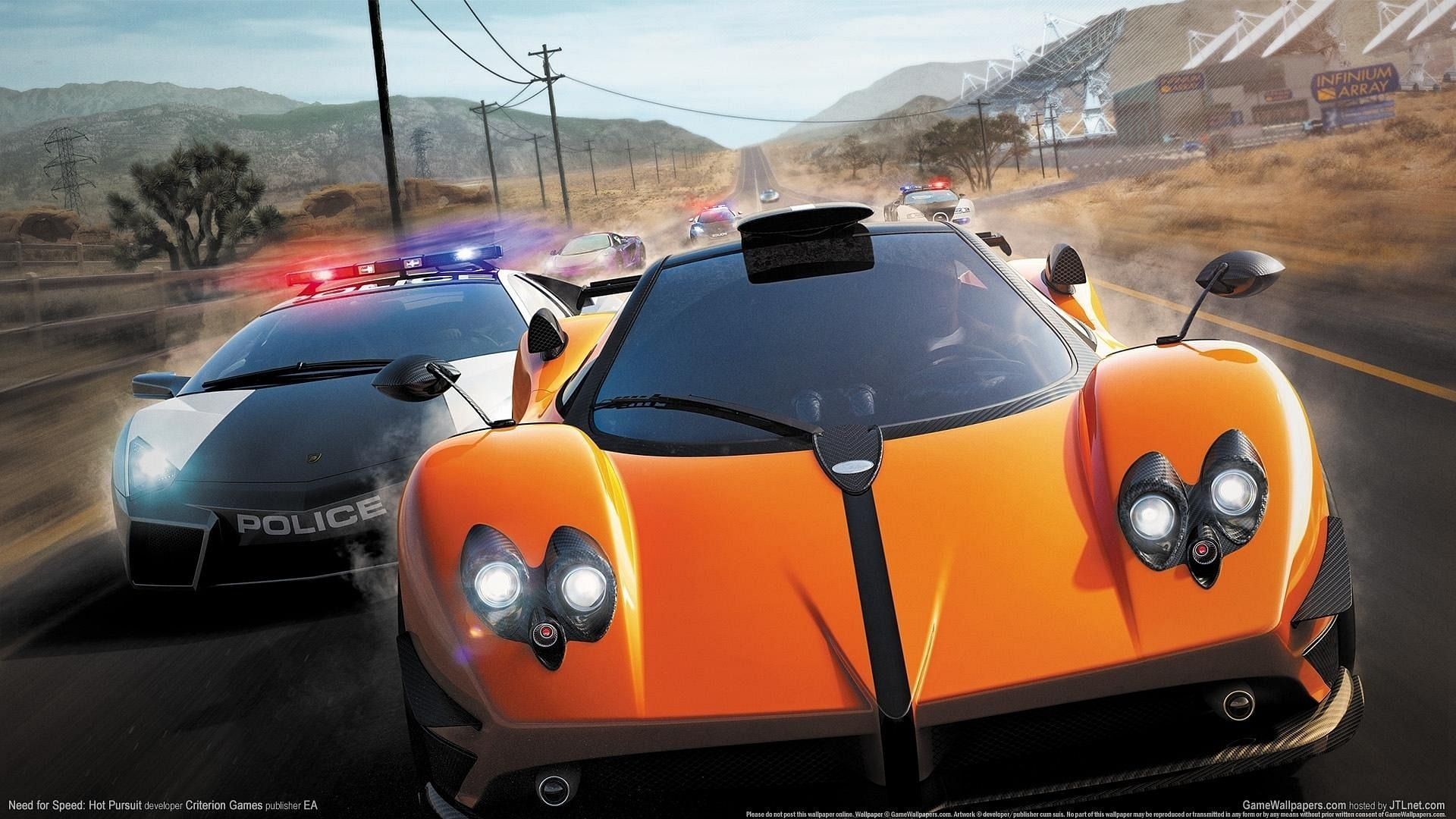 Escape from the police, drive across countries and be unstoppable (Image via DICE)