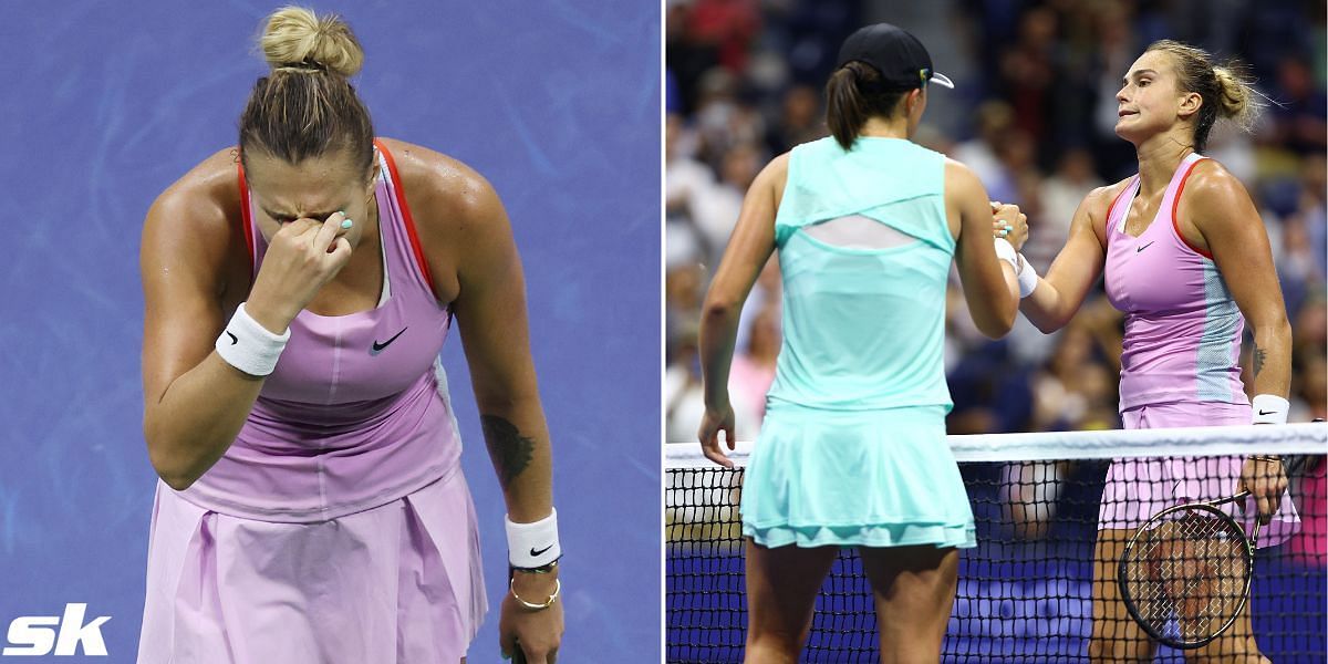 Aryna Sabalenka suffered a semifinal loss against Iga Swiatek at the 2022 US Open