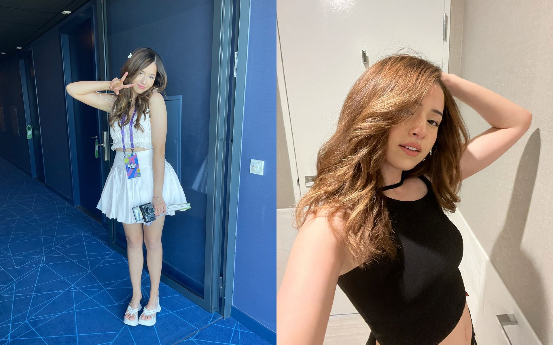 Pokimane talks about not going to S**tCamp, but seemingly teases about making a surprise appearance during the later stage (Images via Pokimane/Twitter)