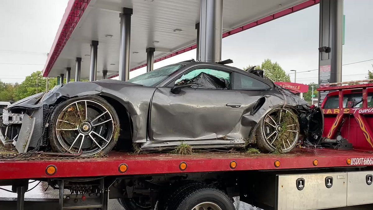 Myles Garrett flips his Porsche multiples times on way home from