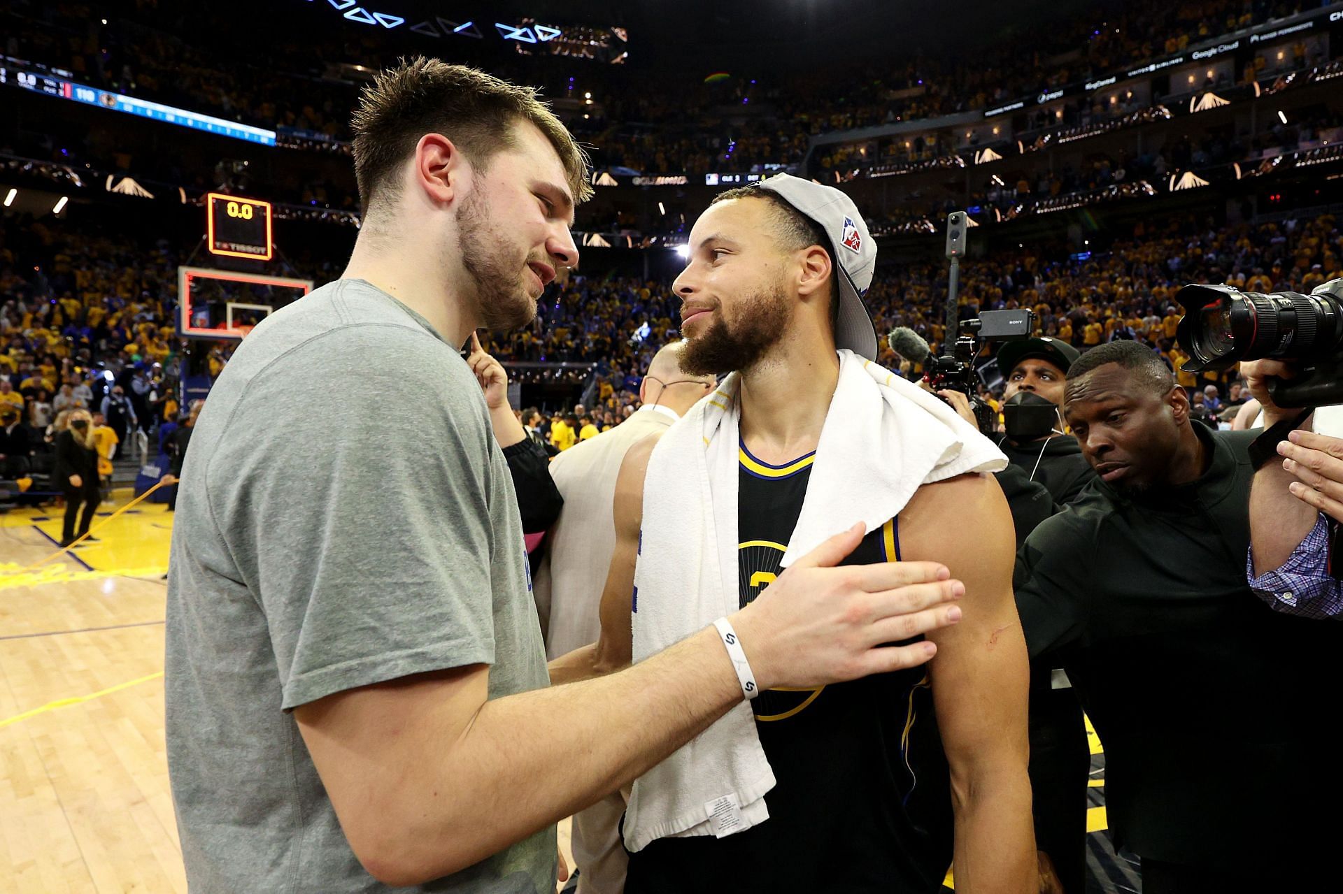 Luka Doncic and Steph Curry are two of the best players in the NBA.