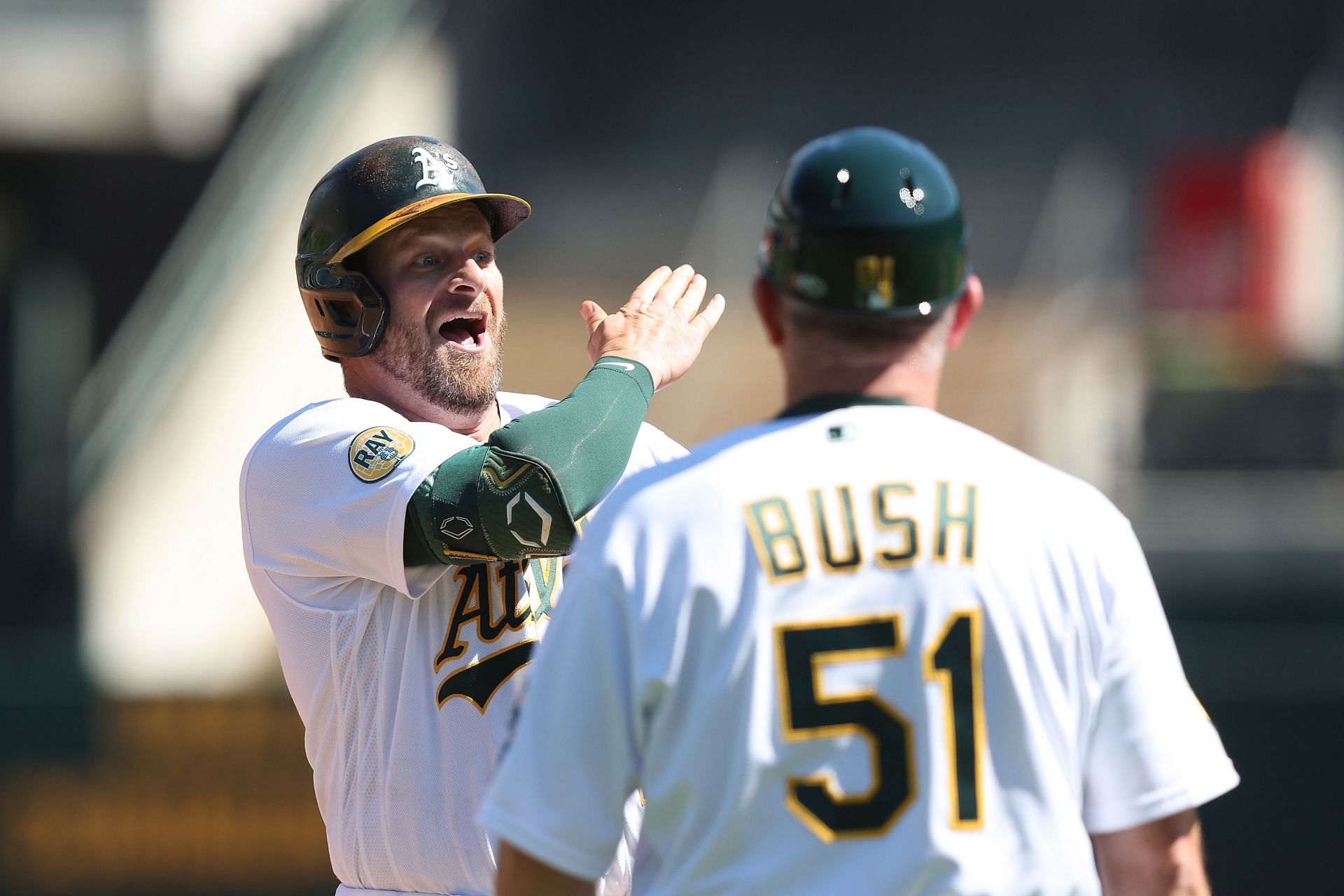 Oakland A's catcher Stephen Vogt has a night he'll never forget