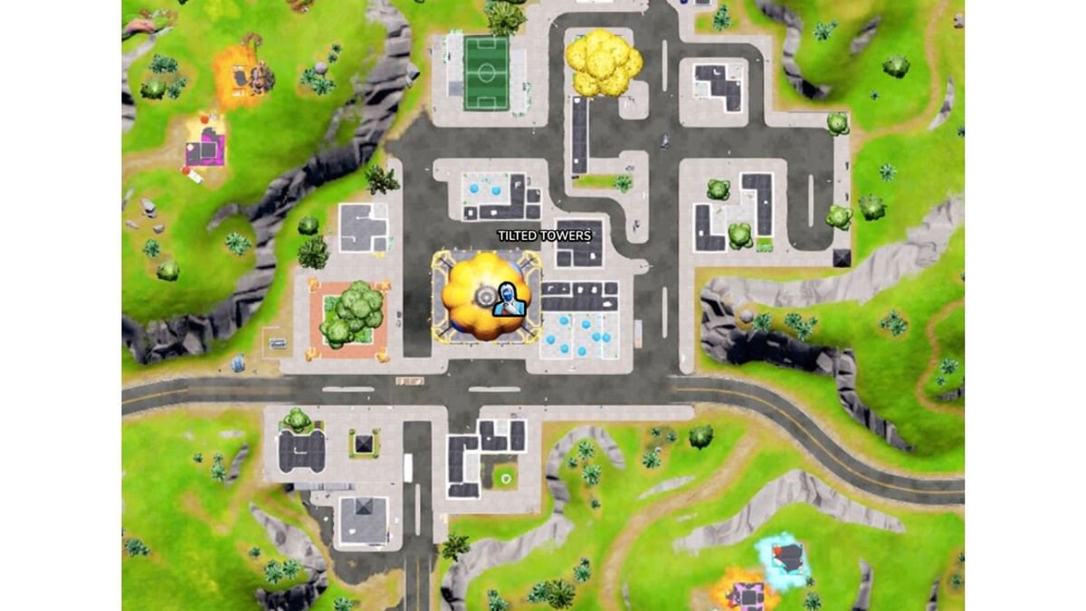 Fortnite How to bust through a door at Cloudy Condos and No Sweat