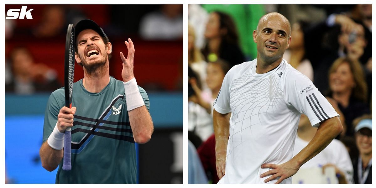 Andy Murray and Andre Agassi