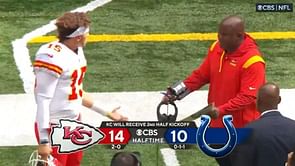 Patrick Mahomes has huge fight with OC Eric Bienemy during Chiefs' loss to Colts