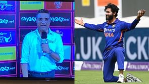 "Watching my dear friend on screen" - Ravindra Jadeja posts surprise Twitter message for Sanjay Manjrekar