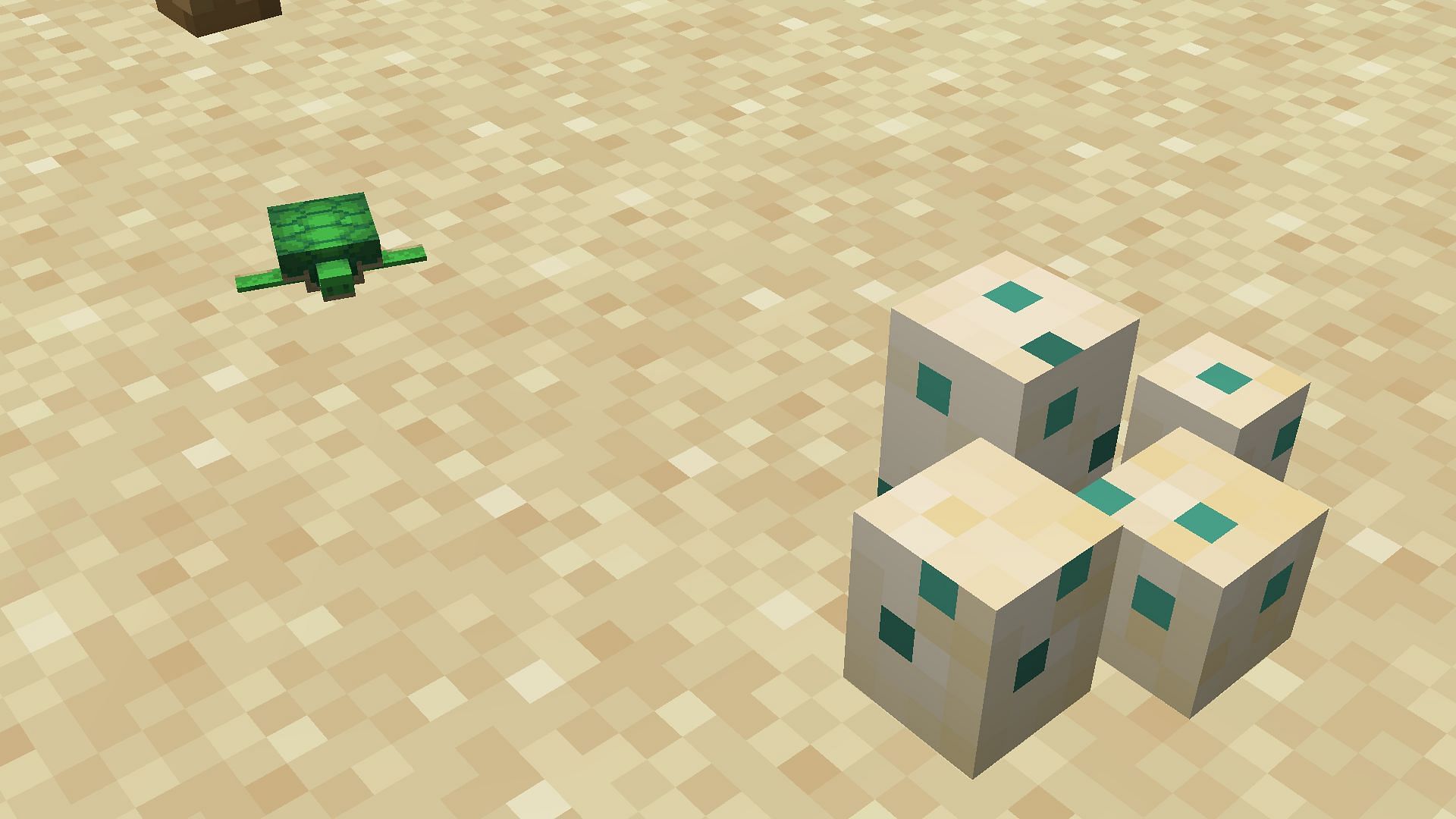 Baby Turtles are the smallest mob in Minecraft (Image via Mojang)