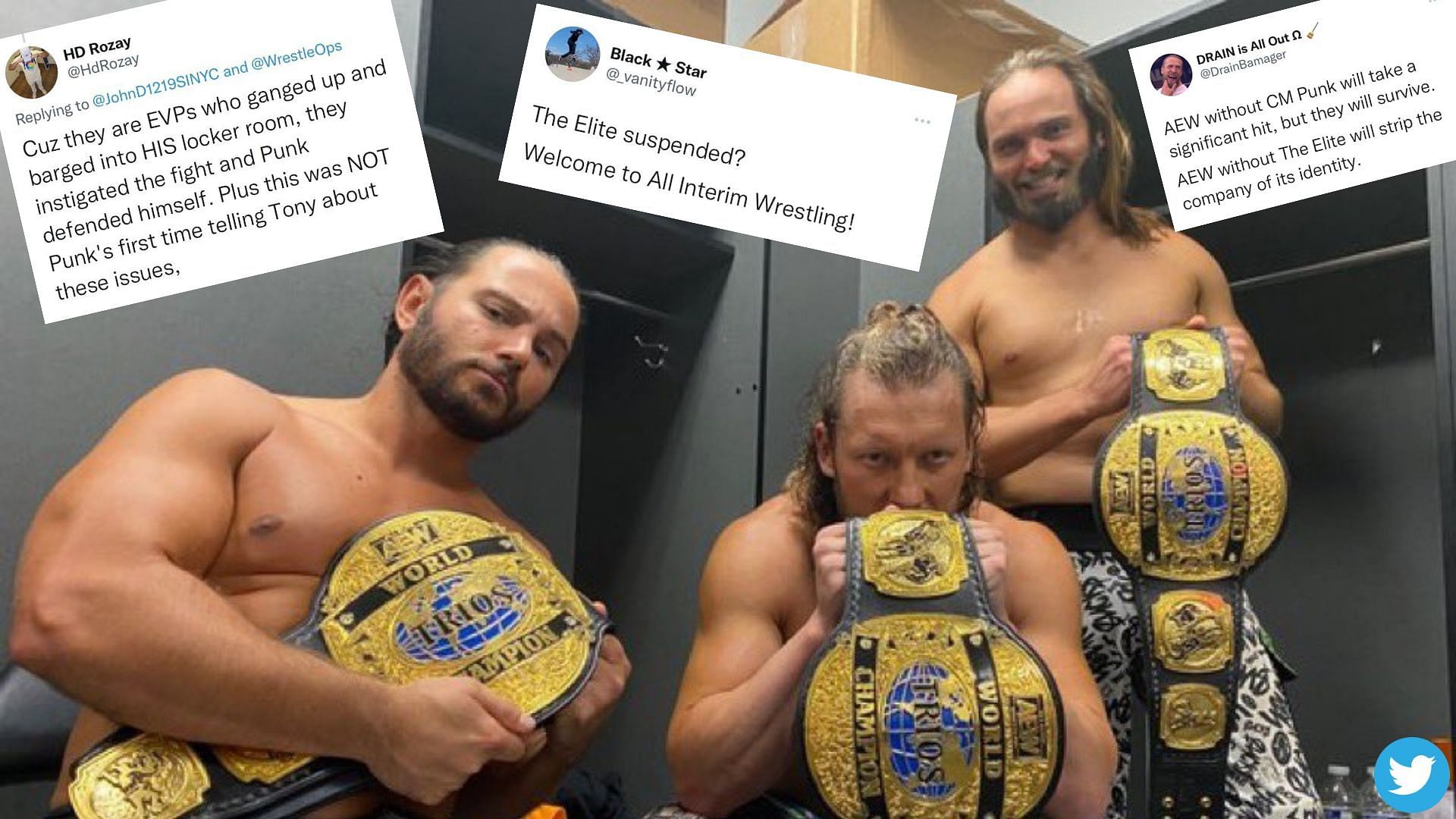 Twitter has reacted to The Elite being suspended