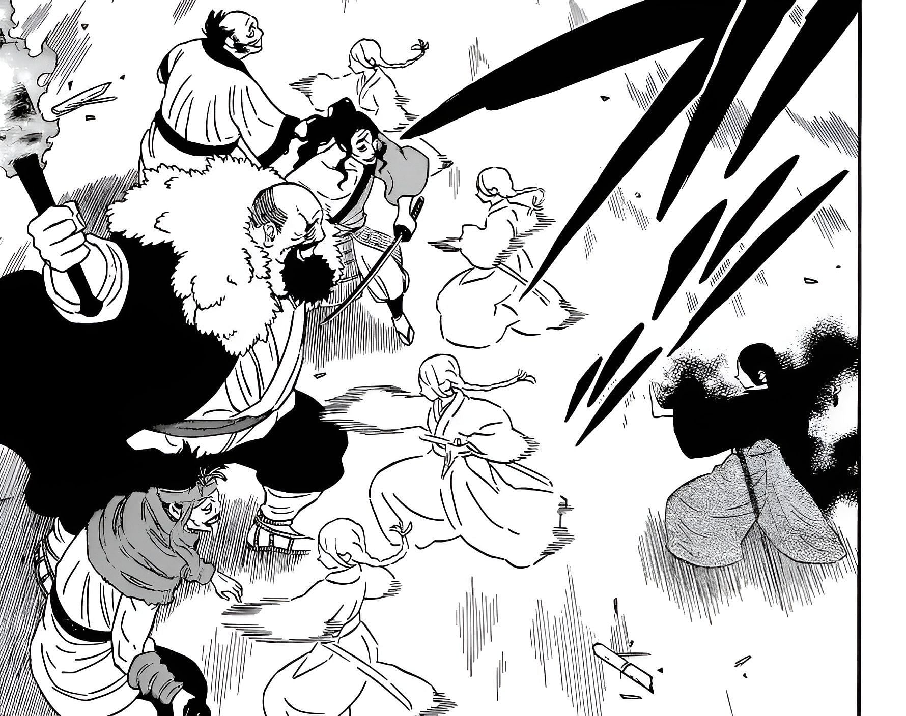 Ichika&#039;s Yojutsu as seen in Black Clover chapter 338 (Image via Yuki Tabata/Shueisha)