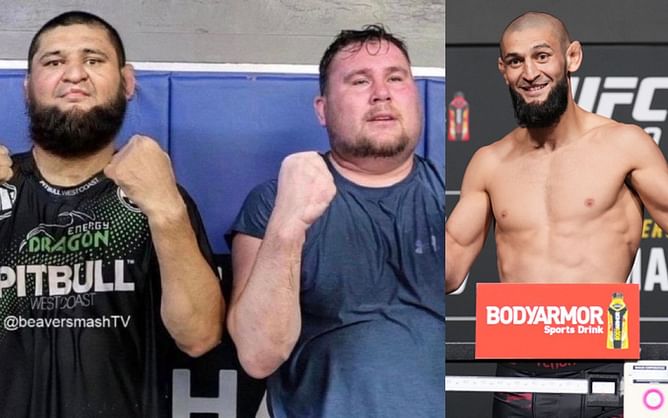 "Fame is getting to this guy so bad" - Fans put Khamzat Chimaev on blast after 'Borz' jokingly blames Darren Till for missing weight