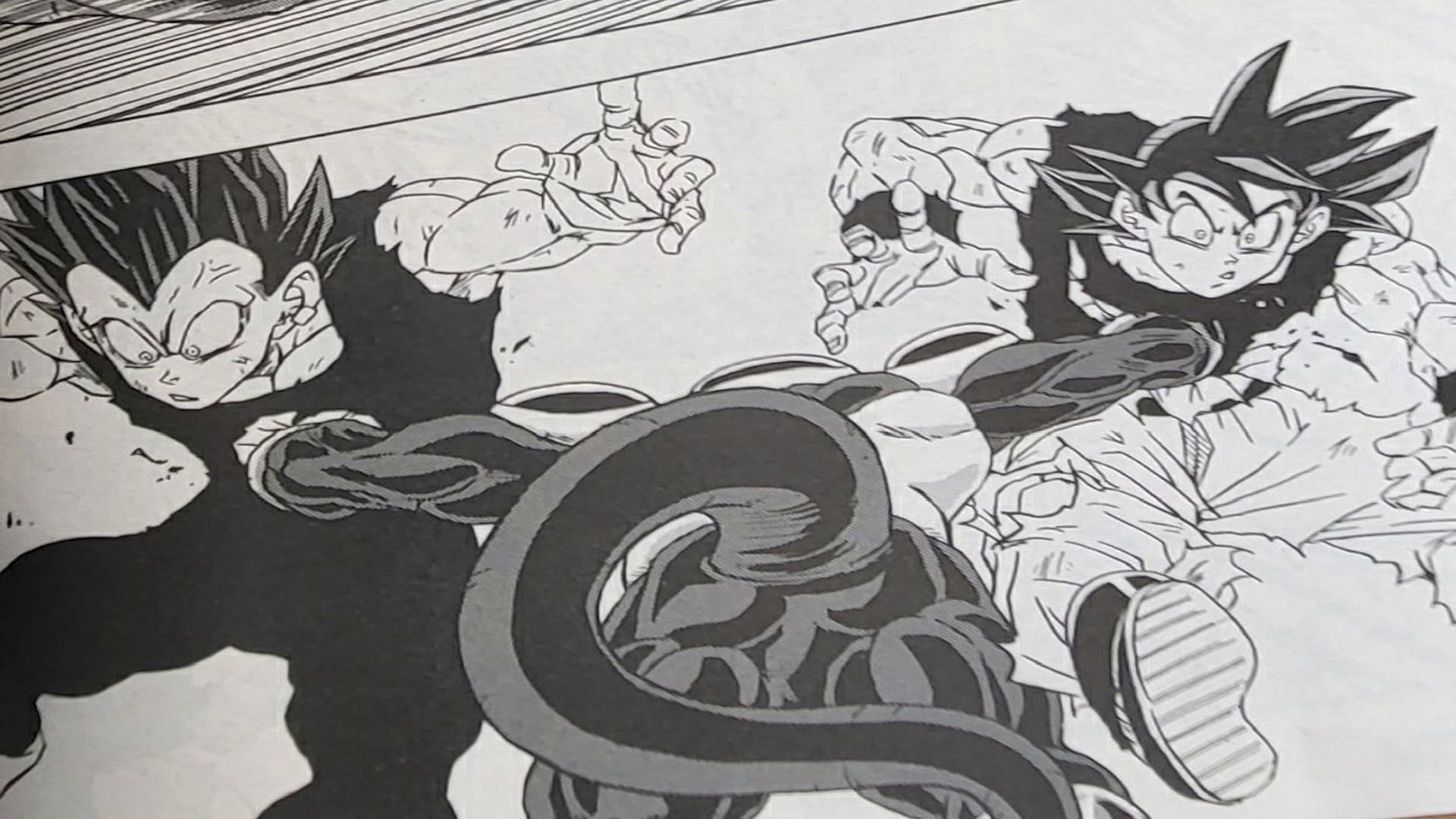Black Frieza defeated Goku and Vegeta in one hit (Image via Akira Toriyama/Shueisha)