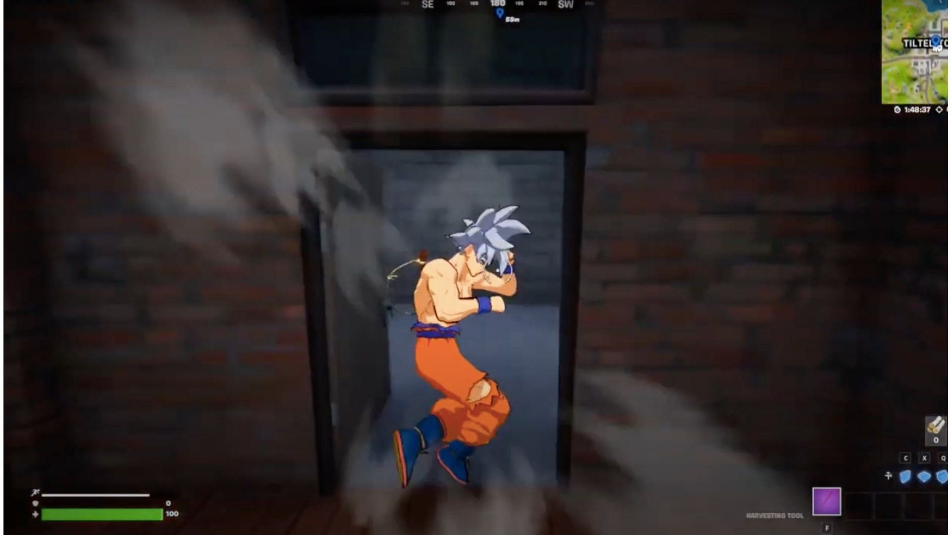 Use tactical sprint while running to bust through doors. (Image via Youtube/Noob Noob Fruit)