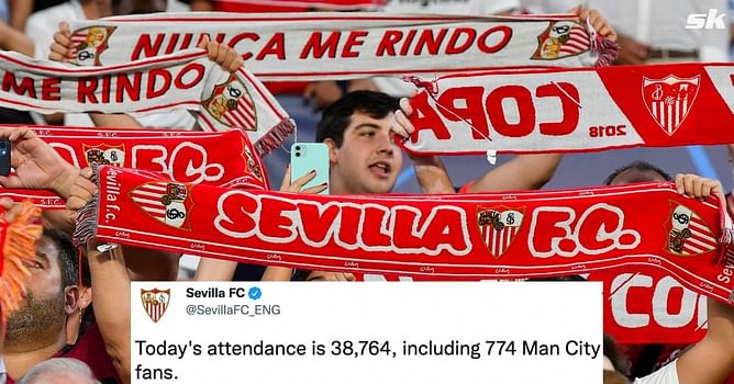 Sevilla brutally troll Manchester City on Twitter during UEFA Champions League group stage clash