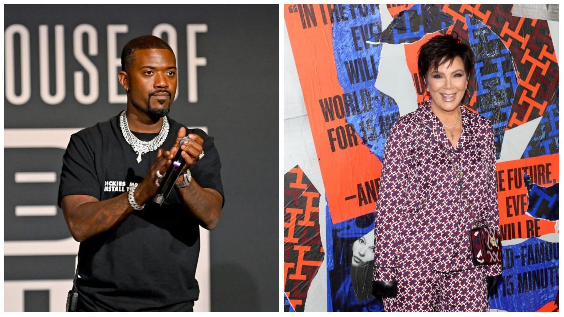 Ray J has been targeting Kris Jenner claiming that she ruined his family life (Images via Paras Griffin and Rob Kim/Getty Images)