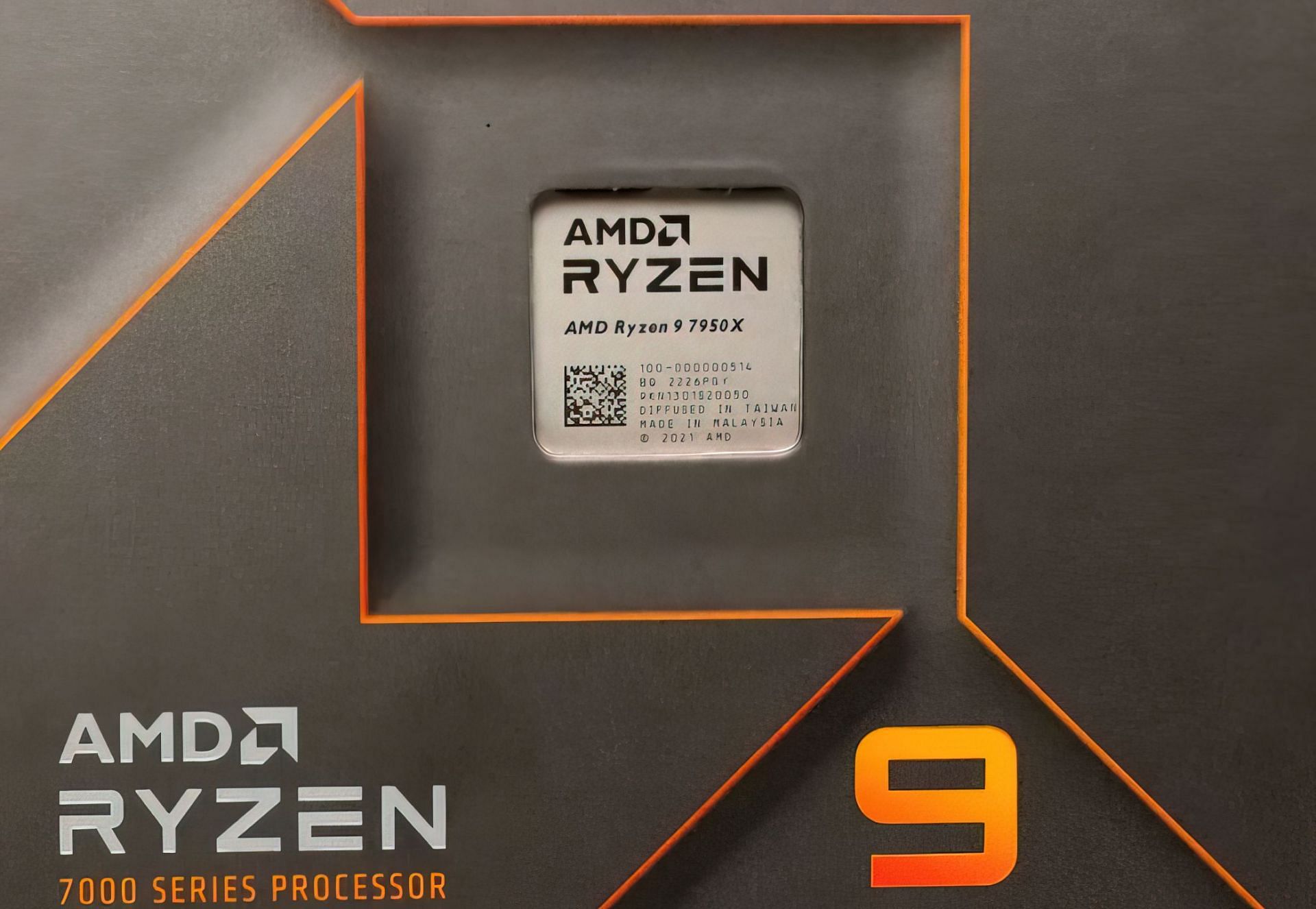 The branding on the Ryzen 9 processor (Image via AMD)