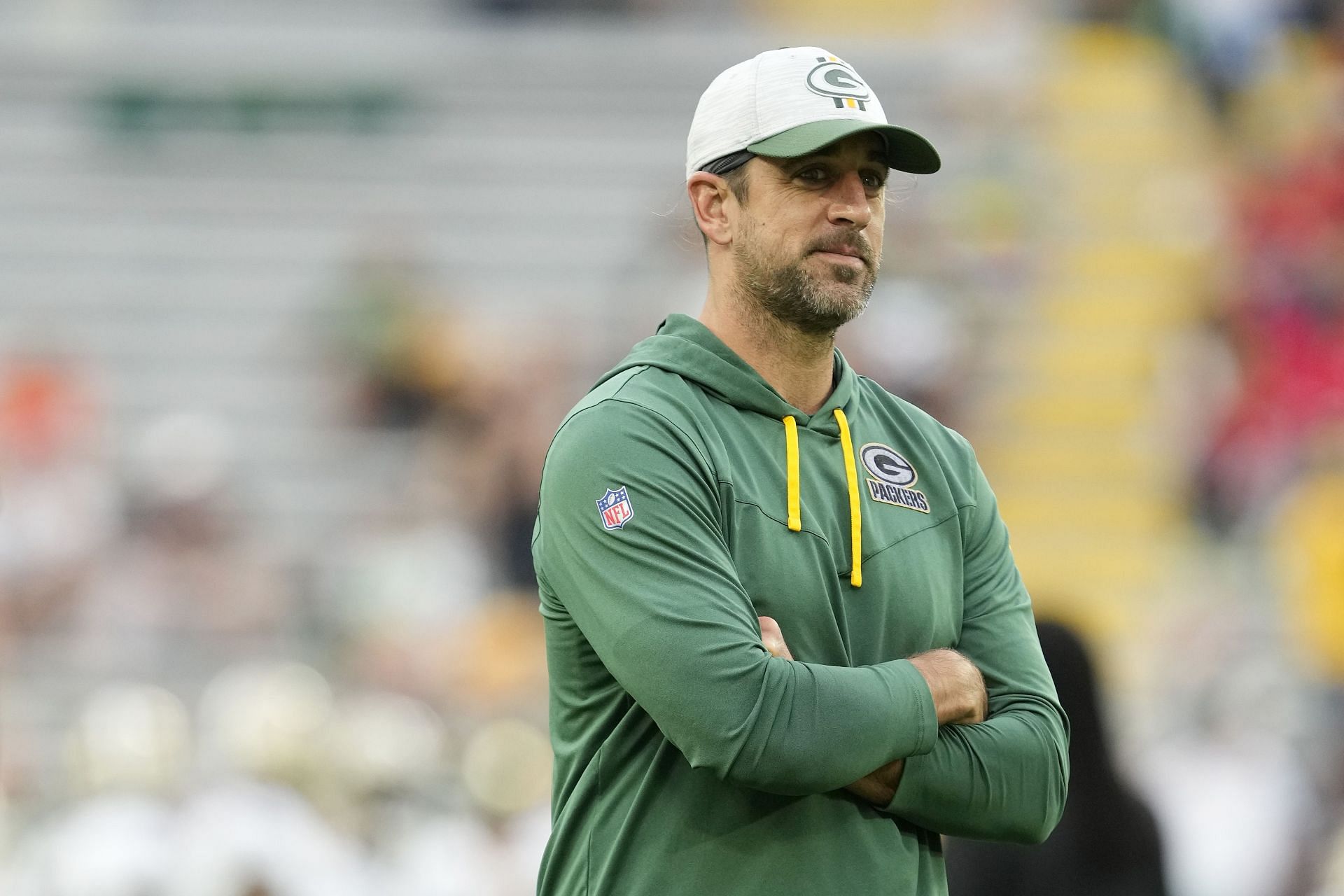 Aaron Rodgers - New Orleans Saints v Green Bay Packers