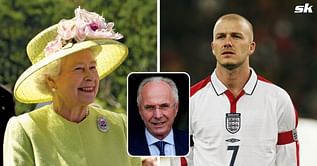 “He looks so clean” – Ex-England manager Sven-Goran Eriksson recollects how Queen Elizabeth snubbed David Beckham while picking her favorite player