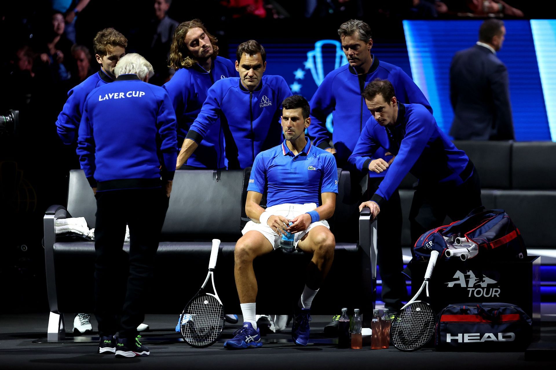 Novak Djokovic is representing Team Europe at the 2022 Laver Cup.