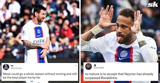 Twitter explodes as Lionel Messi and Neymar combine in style to help PSG secure 1-0 win over Brest