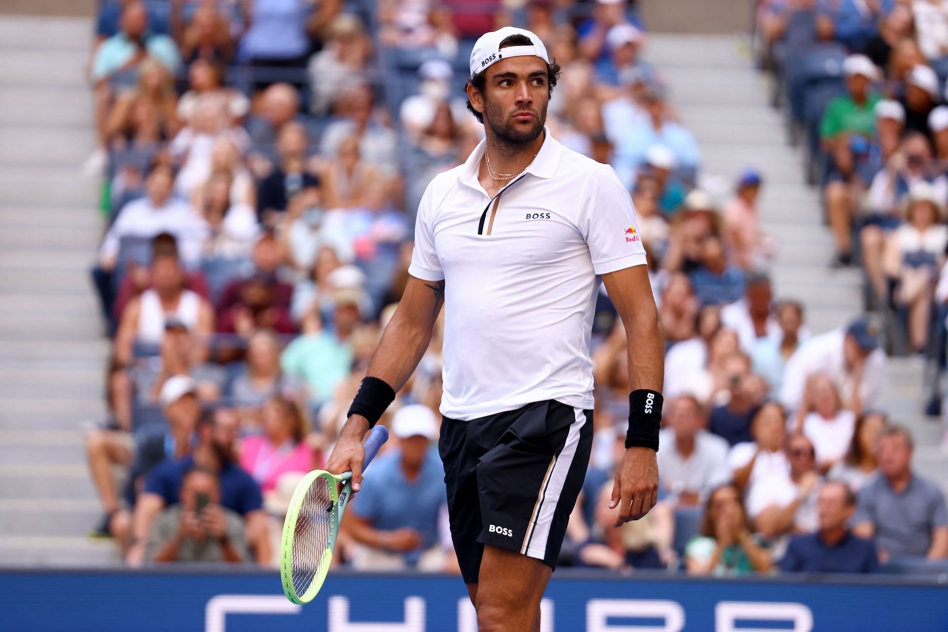 Matteo Berrettini at the 2022 US Open.