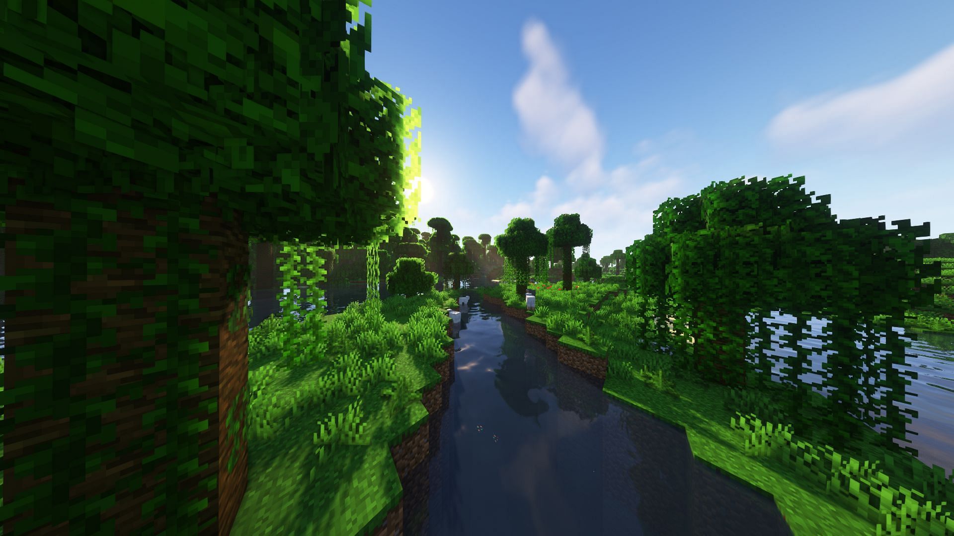 Leaves will not look like blocks with this Minecraft 1.19.2 texture pack (Image via CurseForge)