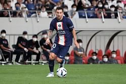 Is Lionel Messi playing for PSG against Brest today?