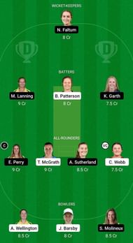 SAU-W vs VCT-W Fantasy Suggestion Team 1