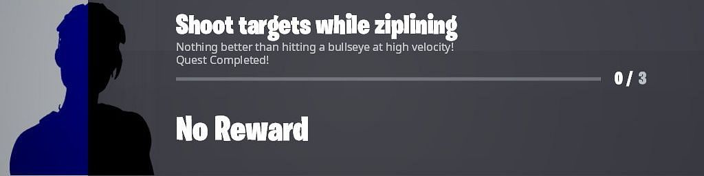 Shoot targets while ziplining to earn 20,000 XP in Fortnite (Image via Twitter/iFireMonkey)