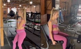 Pregnancy not holding back Brittany Mahomes as she shares incredible workout video